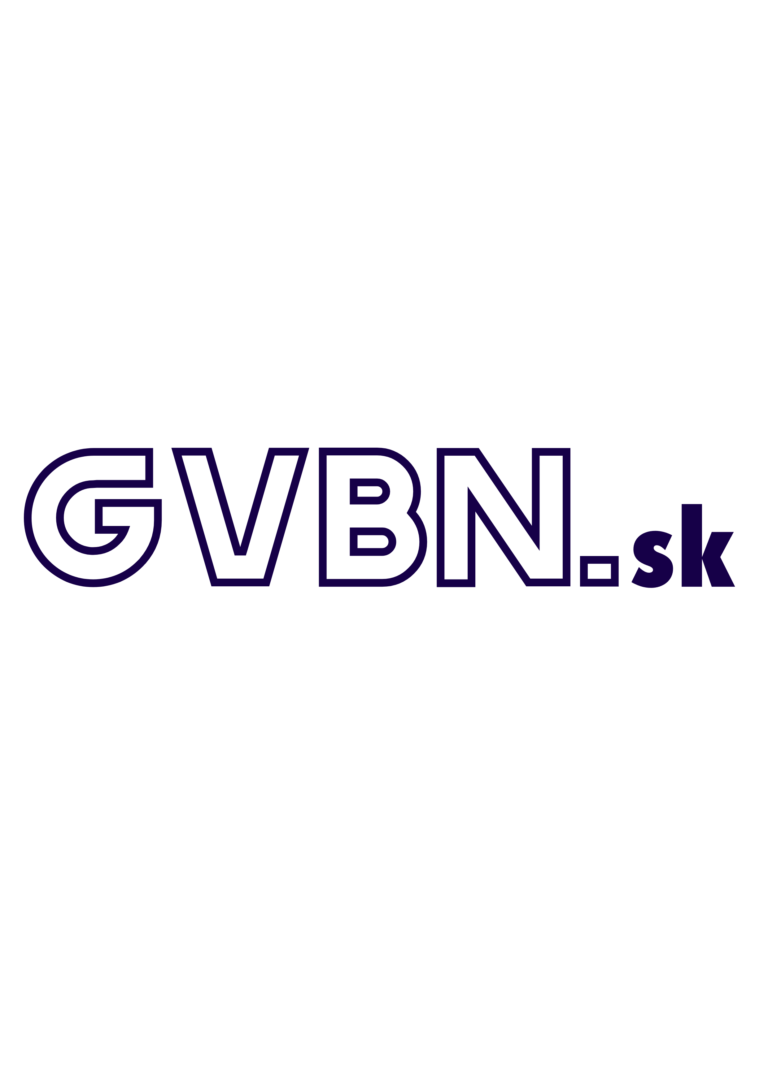 GVBN logo fialové – primárne plnofarebné logo Gymnázia Vavrinca Benedikta Nedožerského Prievidza, oficiálny brand GVBN.SK, GymPD